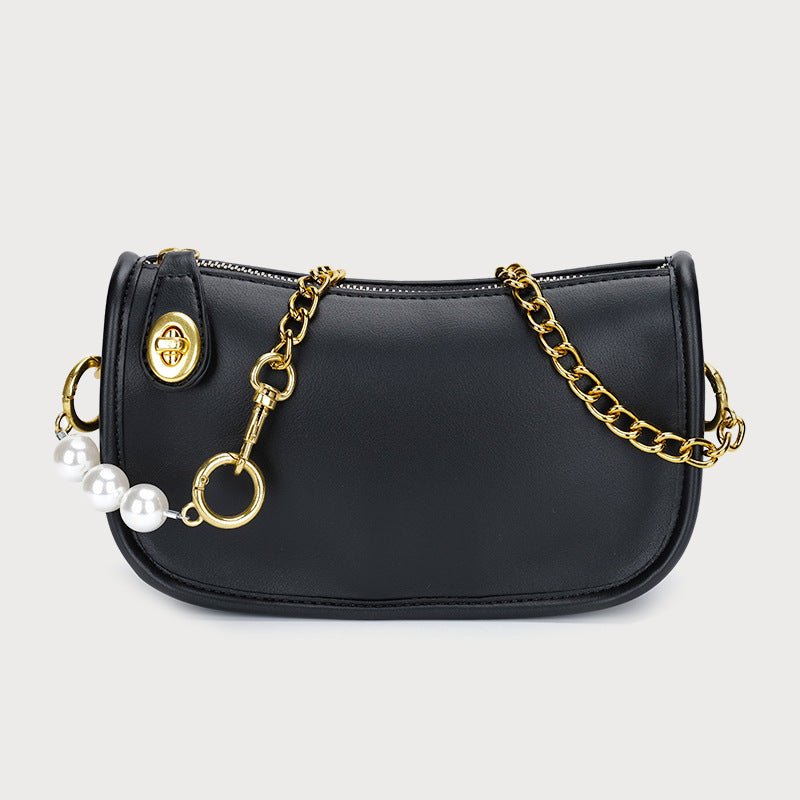 MINKARS Lock Shoulder Bag