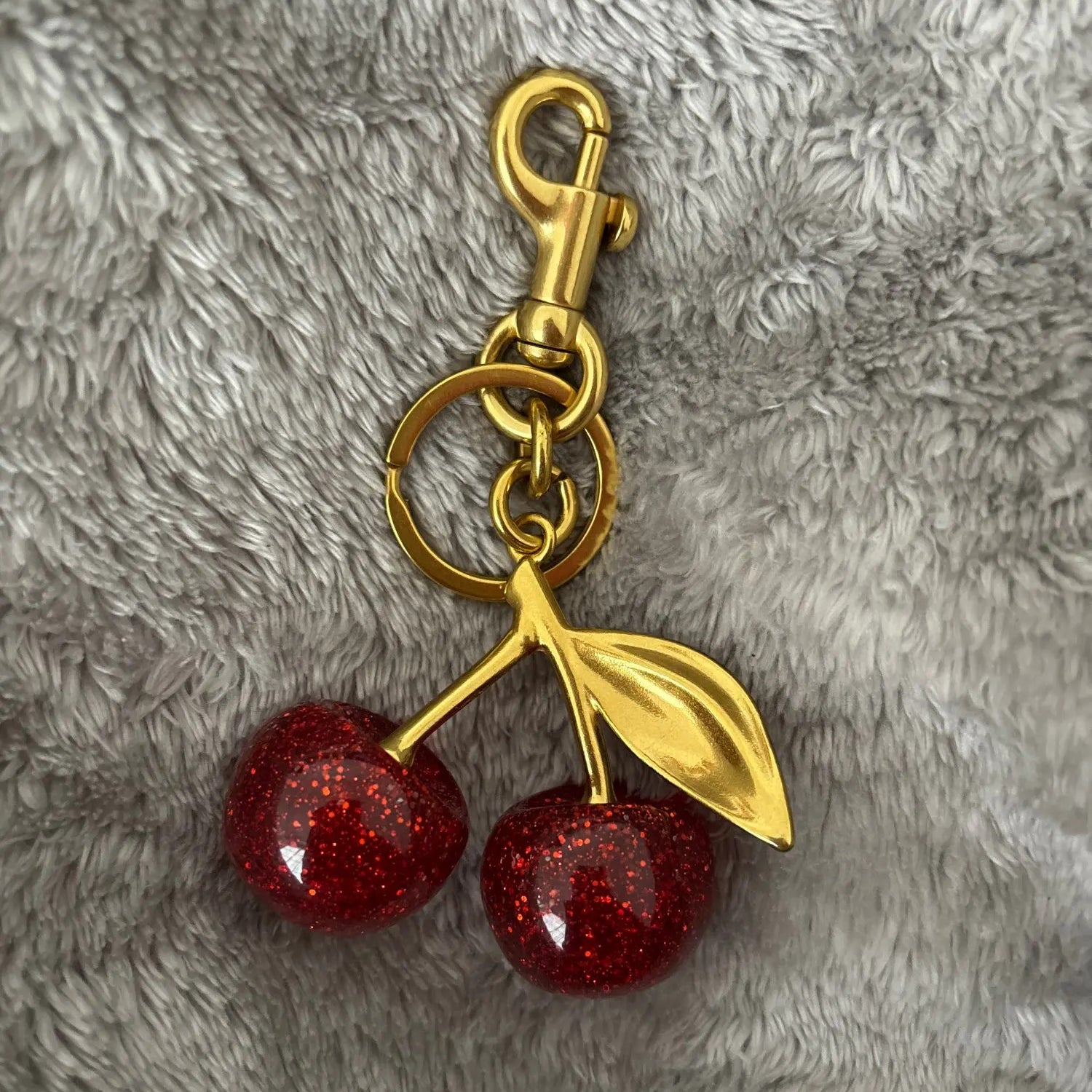 MINKARS Cherry Bag Charm