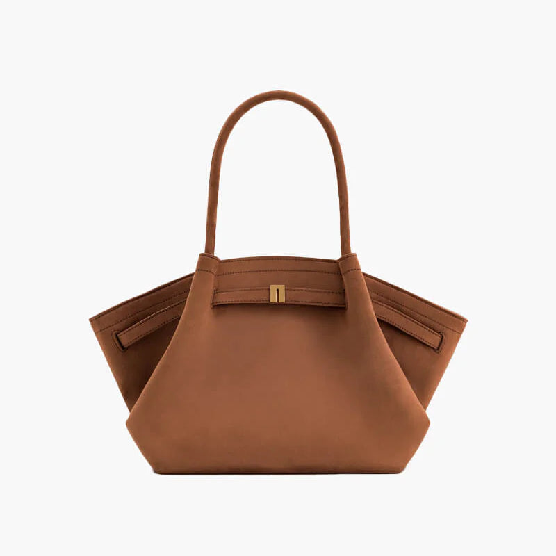 MINKARS Hana Tote Bag in Suede