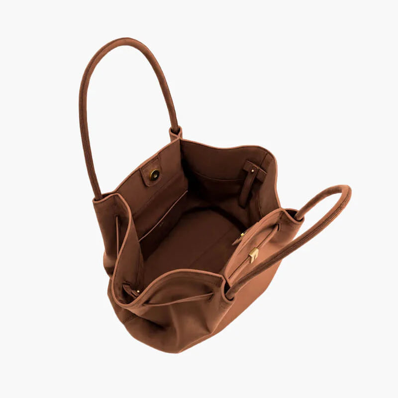 MINKARS Hana Tote Bag in Suede
