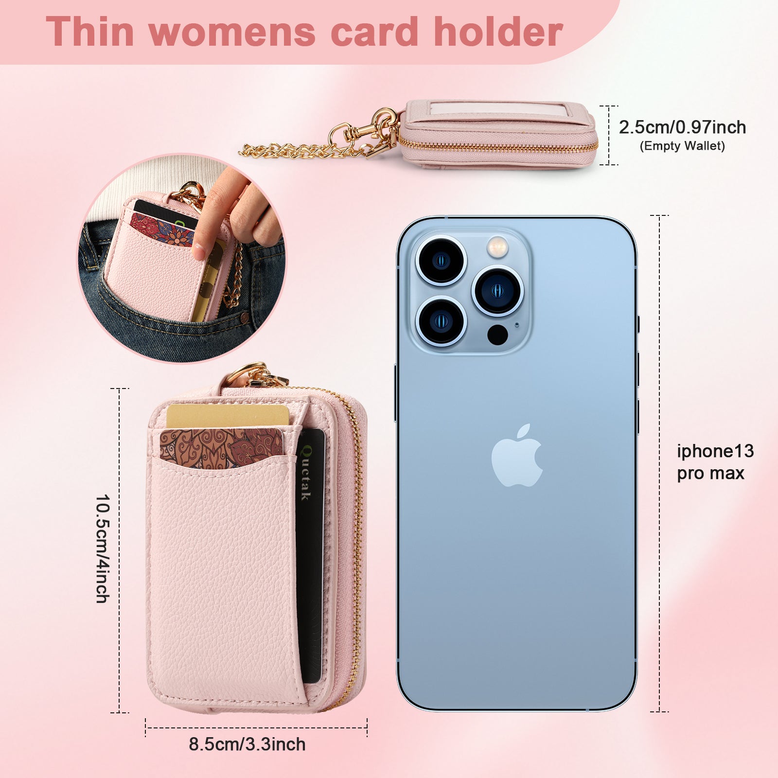 MINKARS Zip Card Case