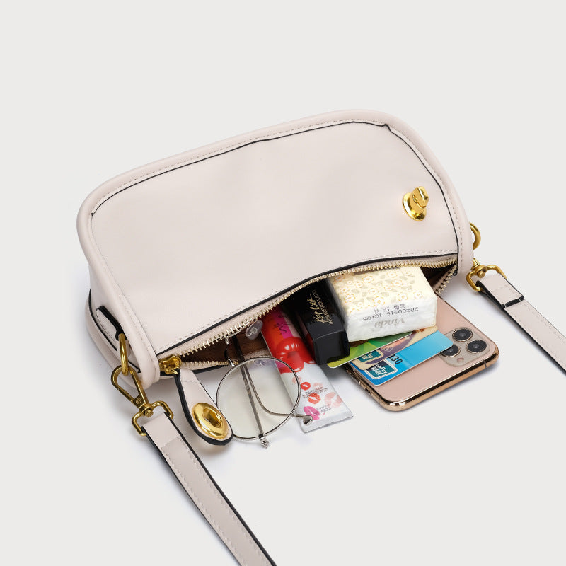 MINKARS Lock Shoulder Bag