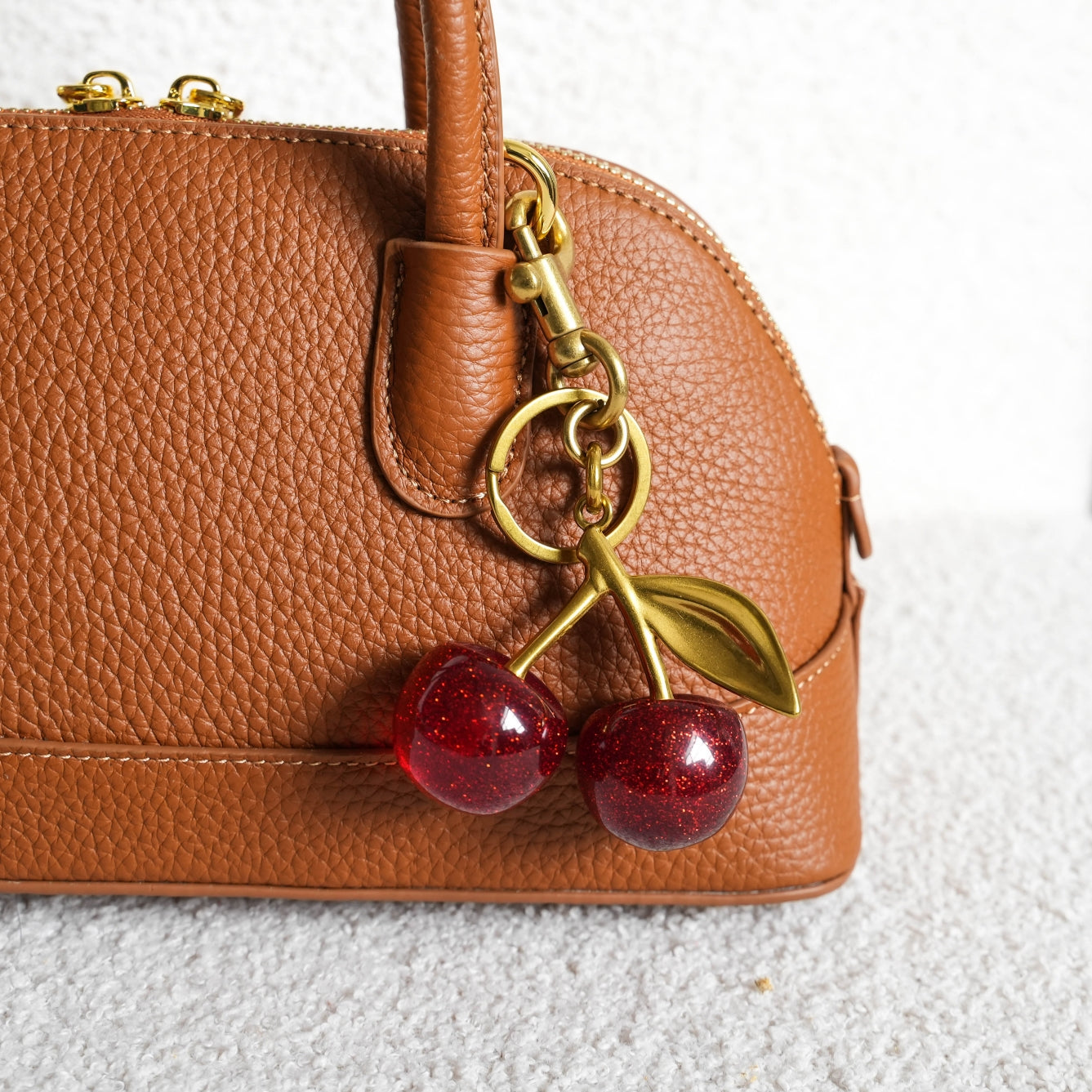 MINKARS Cherry Bag Charm