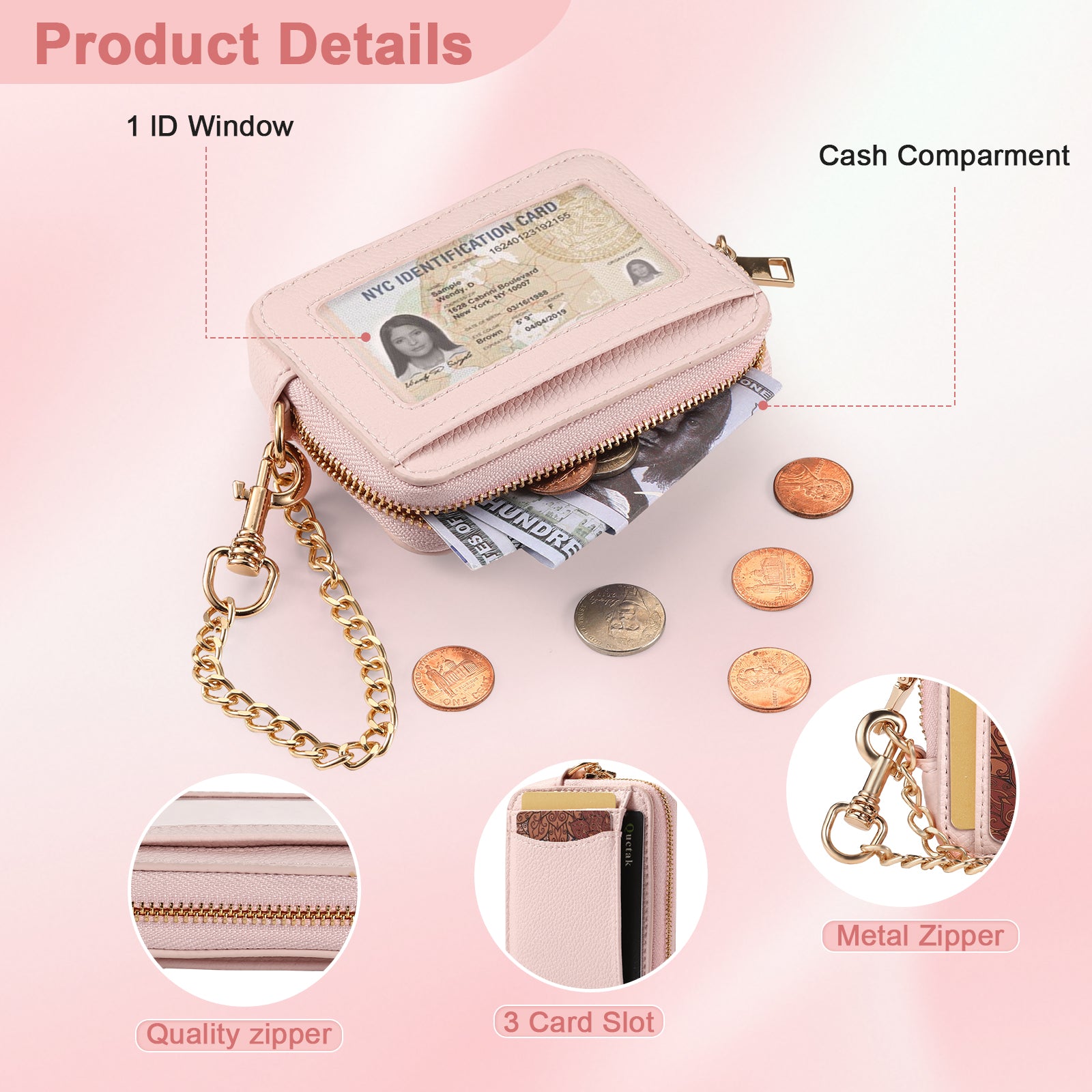 MINKARS Zip Card Case
